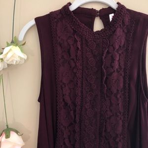 Maroon blouse
